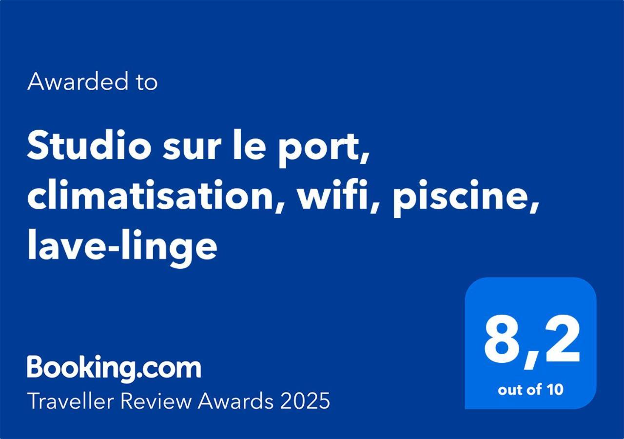 Studio Sur Le Port, Climatisation, Wifi, Piscine, Lave-Linge Gruissan Dış mekan fotoğraf
